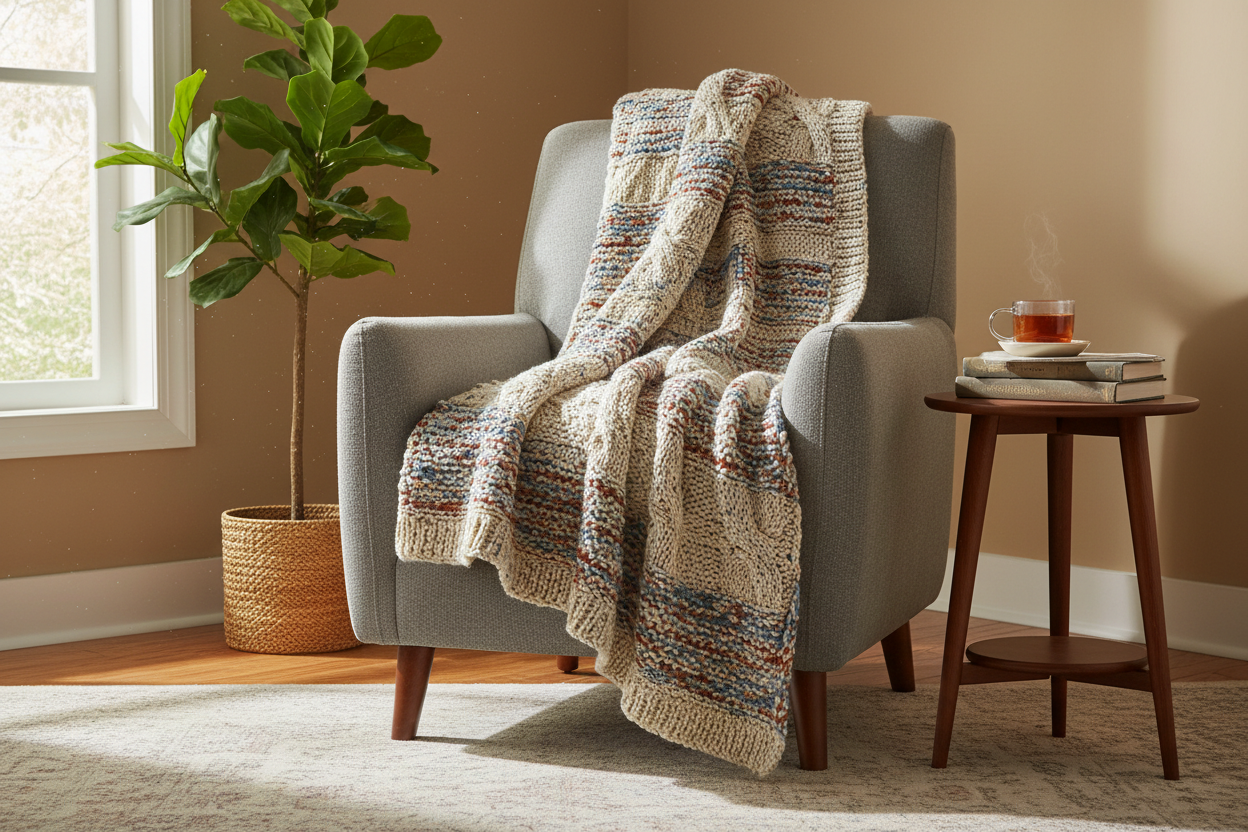 same blanket from another view or place